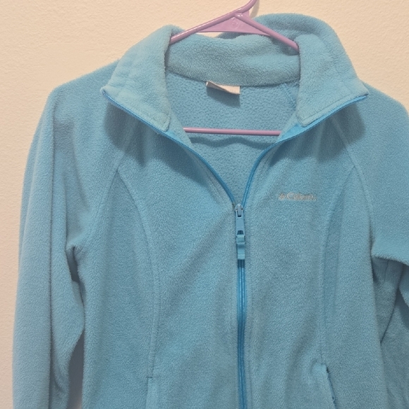 Columbia Kids Light Blue Fleece Jacket - Picture 2 of 3
